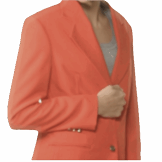Ladies Orange Blazer