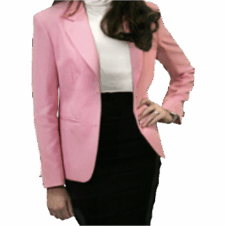 Ladies Contemporary Pink Blazer