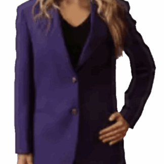 Ladies Purple Blazer