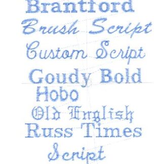 Text Embroidery on to Blazer