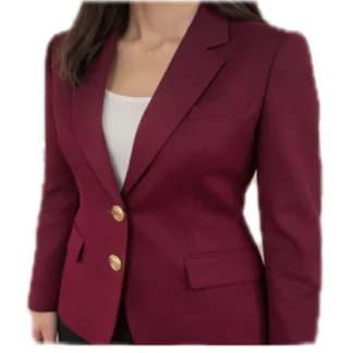 Ladies Burgundy (Maroon) Blazer