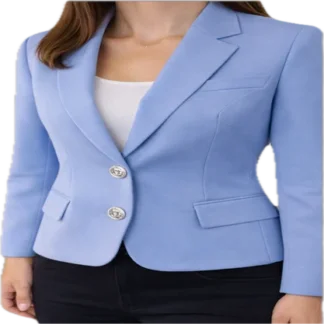 Ladies Contemporary Carolina Blue Blazer