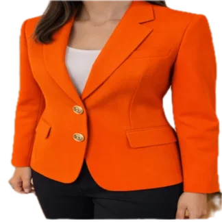 Ladies Orange Blazer